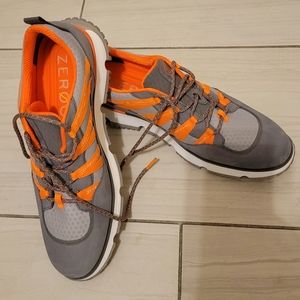 Cole haans size 12 grey and orange only worn 3 times